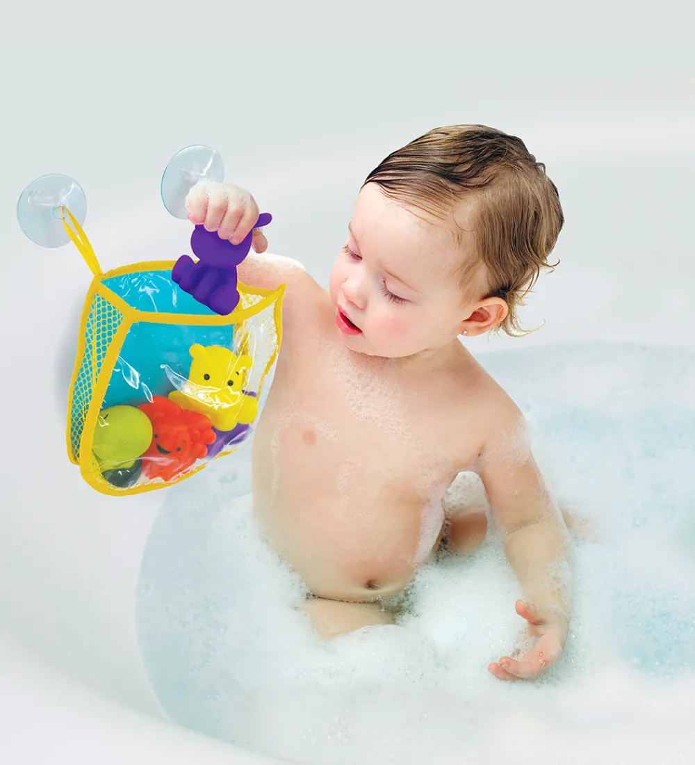 Ludi Badelegetøj>Badelegetøj - Badedyr m. Opbevaringsnet - 4 Dele