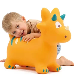 Ludi Tumledyr|Motorisk Legetøj>Hoppedyr - Dino - Orange