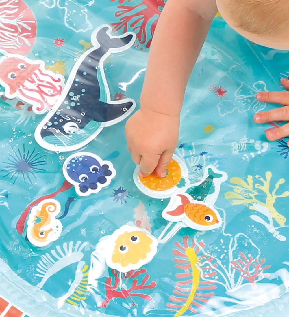 Ludi Aktivitetslegetøj|Legetæpper Og Legegulve>Legemåtte - Vand - 94x63 cm - Turkis