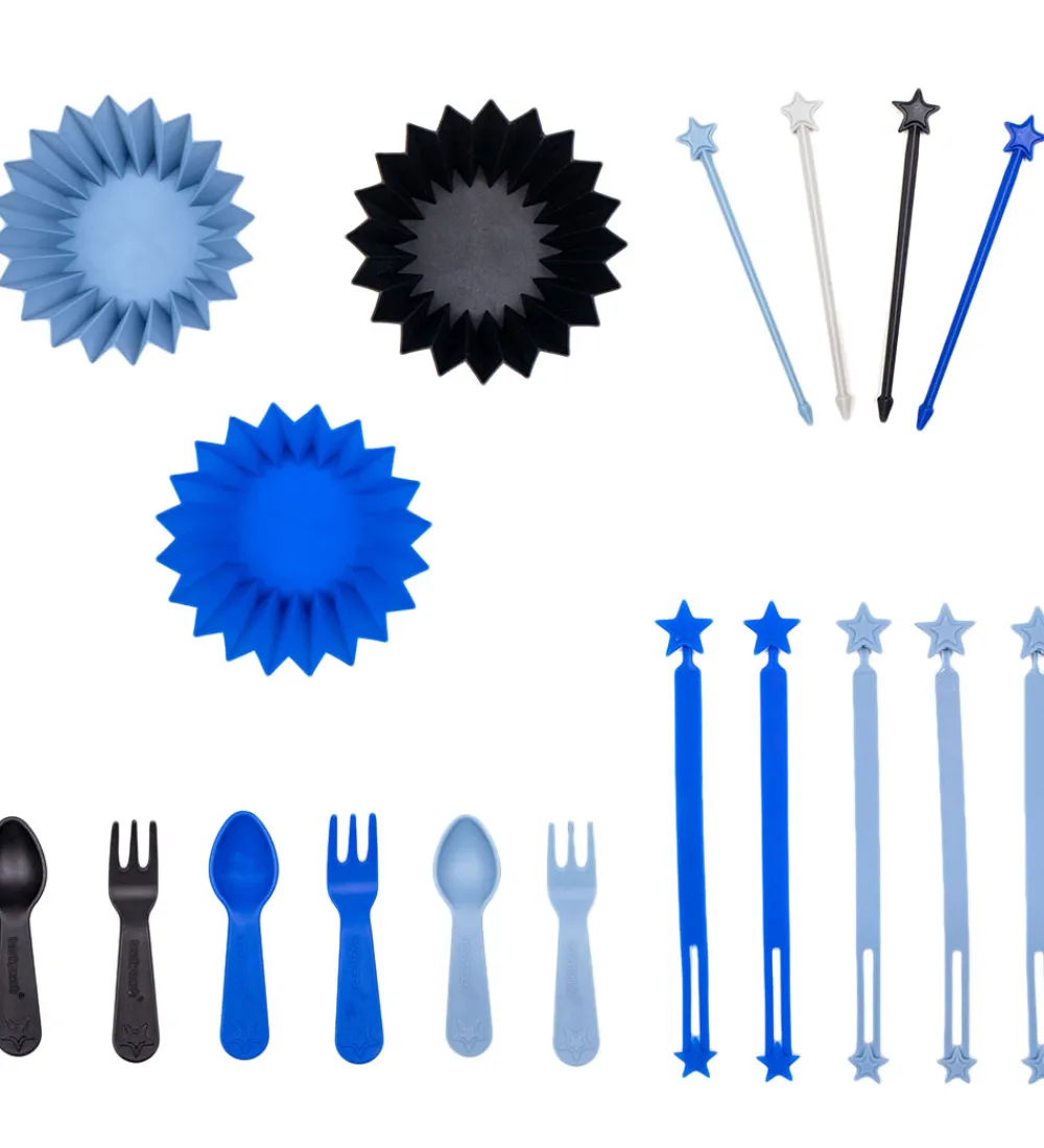 Lunch Punch Halloween>Madpakketilbehør - Bento Fun - 18 Dele - Electric Bl