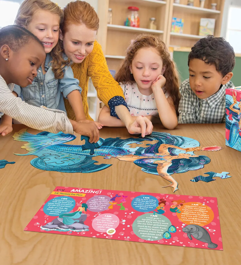 Madd Capp Puzzles Puslespil>Puslespil - I Am LiL' Mermaid - 48 Brikker