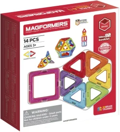 Magformers Magnetlegetøj>Magnetsæt - 14 Dele