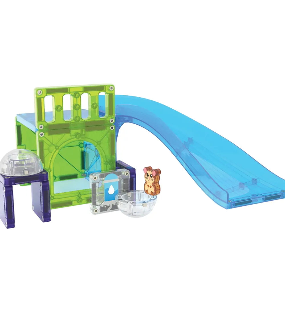 Magna-Tiles Magnetlegetøj|Konstruktionslegetøj>Magnetsæt - 13 Dele - Hamster Wheel + MicroMAGS