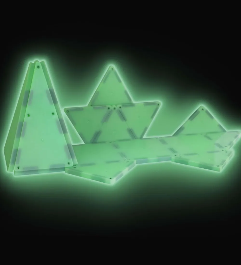 Magna-Tiles Magnetlegetøj>Magnetsæt - 16 Dele - Glow