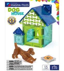 Magna-Tiles Magnetlegetøj|Konstruktionslegetøj>Magnetsæt - 13 Dele - Dog House + MicroMAGS