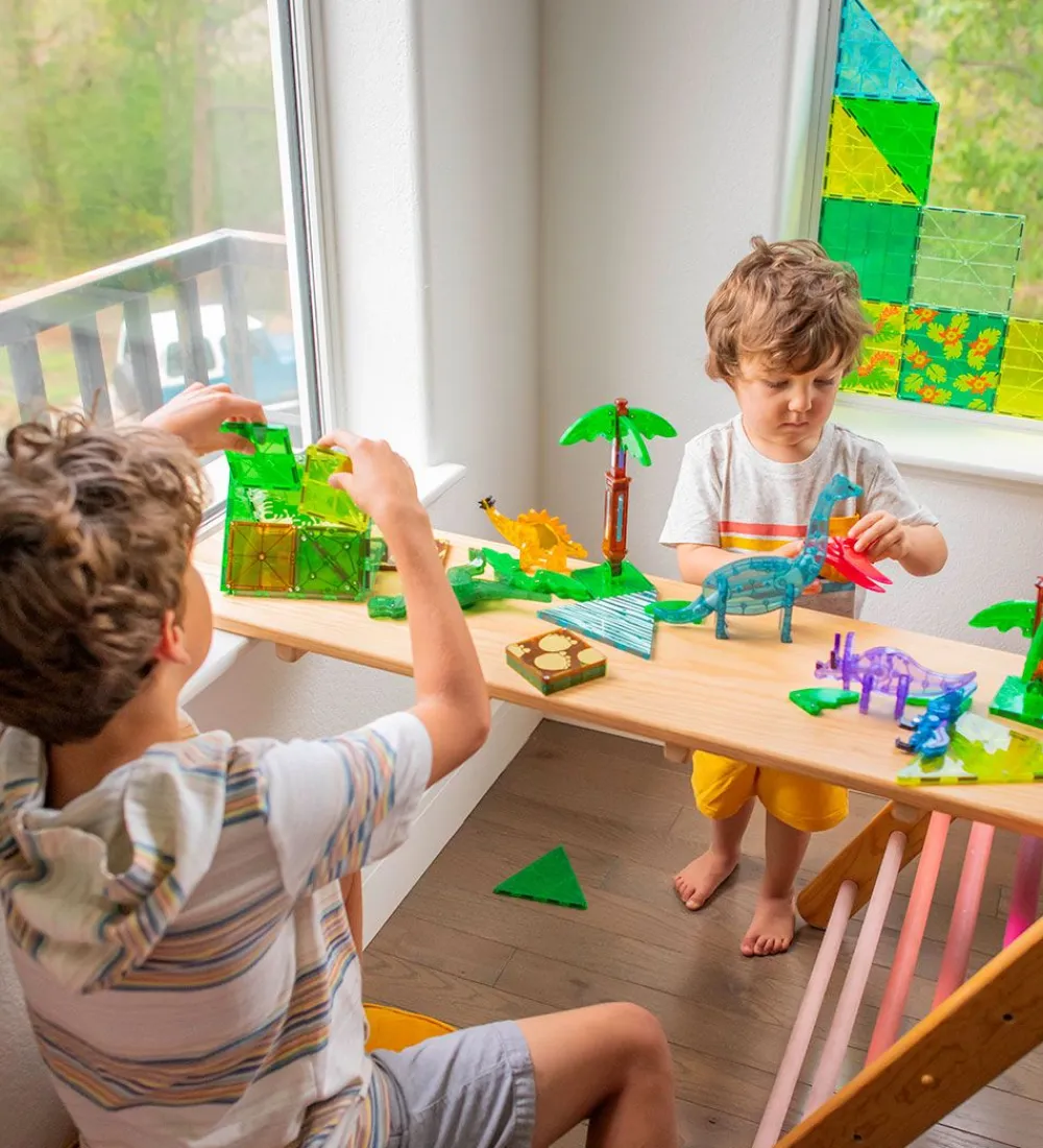 Magna-Tiles Magnetlegetøj>Magnetsæt - 50 Dele - Dino World XL