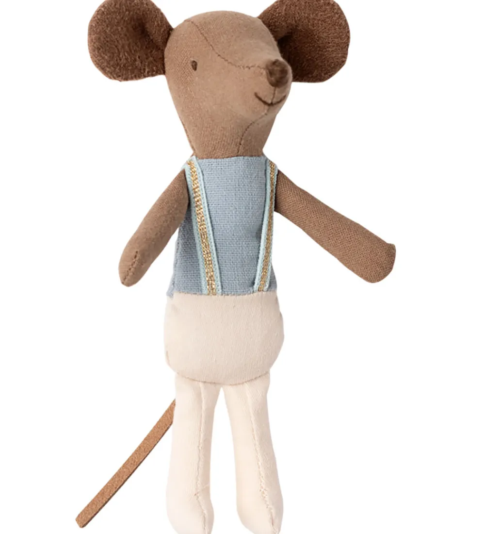 Maileg Dukker Og Tilbehør>Balletdanser Mus m. Stativ - Romeo - Storebror - Beige