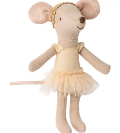 Maileg Dukker Og Tilbehør>Balletdanser Mus m. Stativ - Julie - Storesøster - Beige