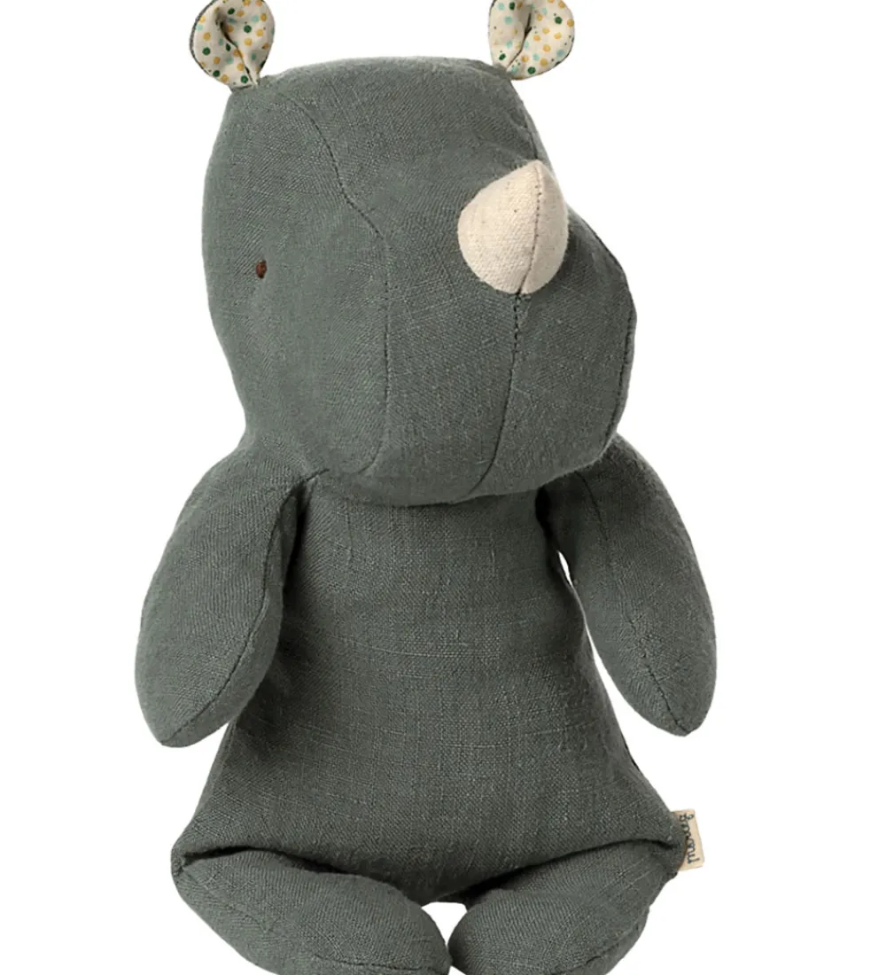 Maileg Bamser>Bamse - Safari Friends - Næsehorn - Lille - Pine