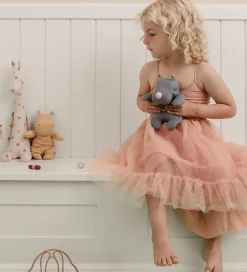 Maileg Bamser>Bamse - Safari Friends - Flodhest - Lille - Råhvid