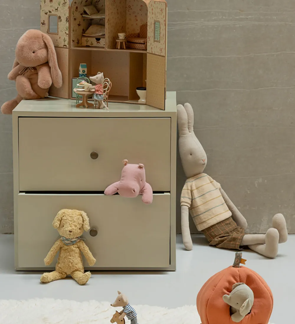 Maileg Bamser>Bamse - Safari Friends - Flodhest - Lille - Rosa