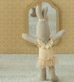 Maileg Dukker Og Tilbehør>Hare - Balletdragt Og Tylskørt - Str. 1 - Creme