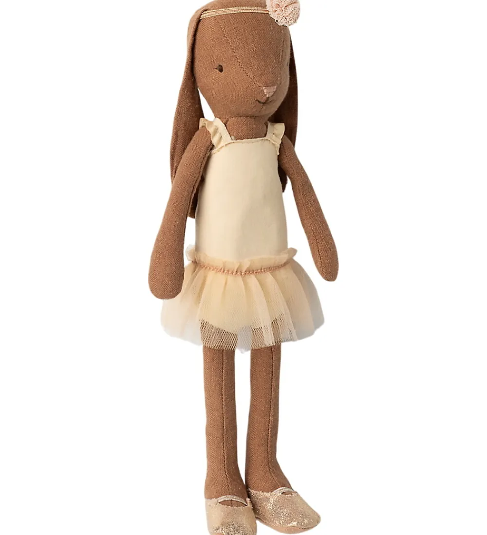 Maileg Dukker Og Tilbehør>Kanin - Balletdragt Og Tylskørt - Str. 2 - Creme