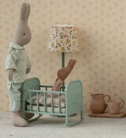 Maileg Dukker Og Tilbehør>Minature Vugge - My - Mintblå