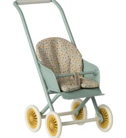 Maileg Dukker Og Tilbehør>Miniature Klapvogn - Mikro - Mint