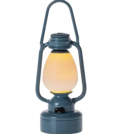 Maileg Dukker Og Tilbehør>Miniature Lygte - Vintage lantern - Mus - Blå