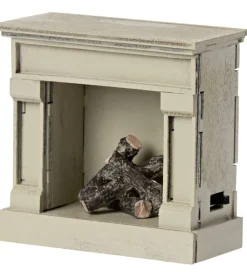 Maileg Dukker Og Tilbehør>Miniature Pejs - Off White