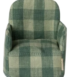 Maileg Dukker Og Tilbehør>Miniature Stol - Foldbar - Mus - Grønternet