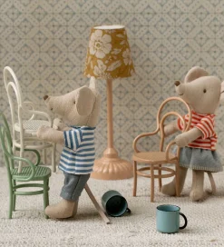 Maileg Dukker Og Tilbehør>Miniature Vintagestol - Mus - Dark Powder