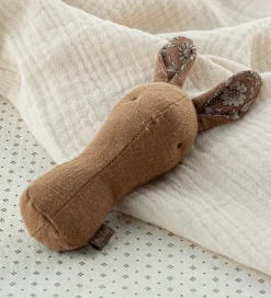 Maileg Gribelegetøj>Rangle - Lullaby Friends - Kanin - Chocolate