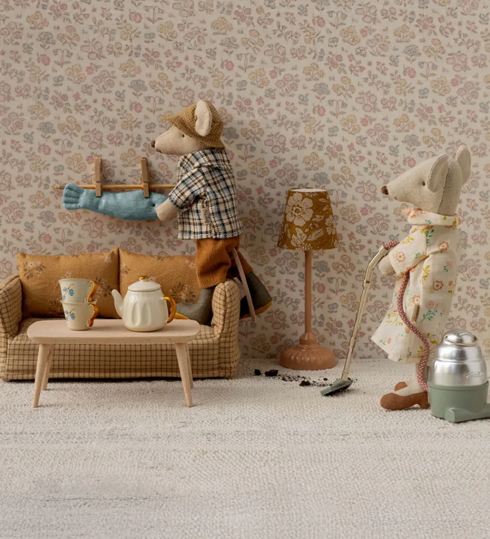 Maileg Dukker Og Tilbehør>Sofabord - Mus - Natur