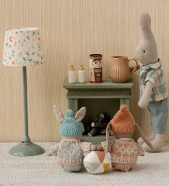 Maileg Dukker Og Tilbehør>Vinter Kanin - Micro - Brun - Rose