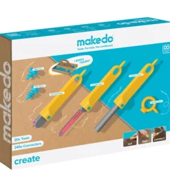 MakeDo Kreativ Leg|Kreasæt>Værktøj til Pap - Create - 260 Dele