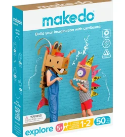 MakeDo Kreativ Leg|Kreasæt>Værktøj til Pap - Explore - 50 Dele