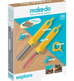 MakeDo Kreativ Leg|Kreasæt>Værktøj til Pap - Explore - 50 Dele