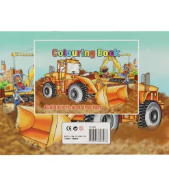 Carioca Malebog>Malebog - Bulldozers & Tractors Colouring Book - 16 Sider
