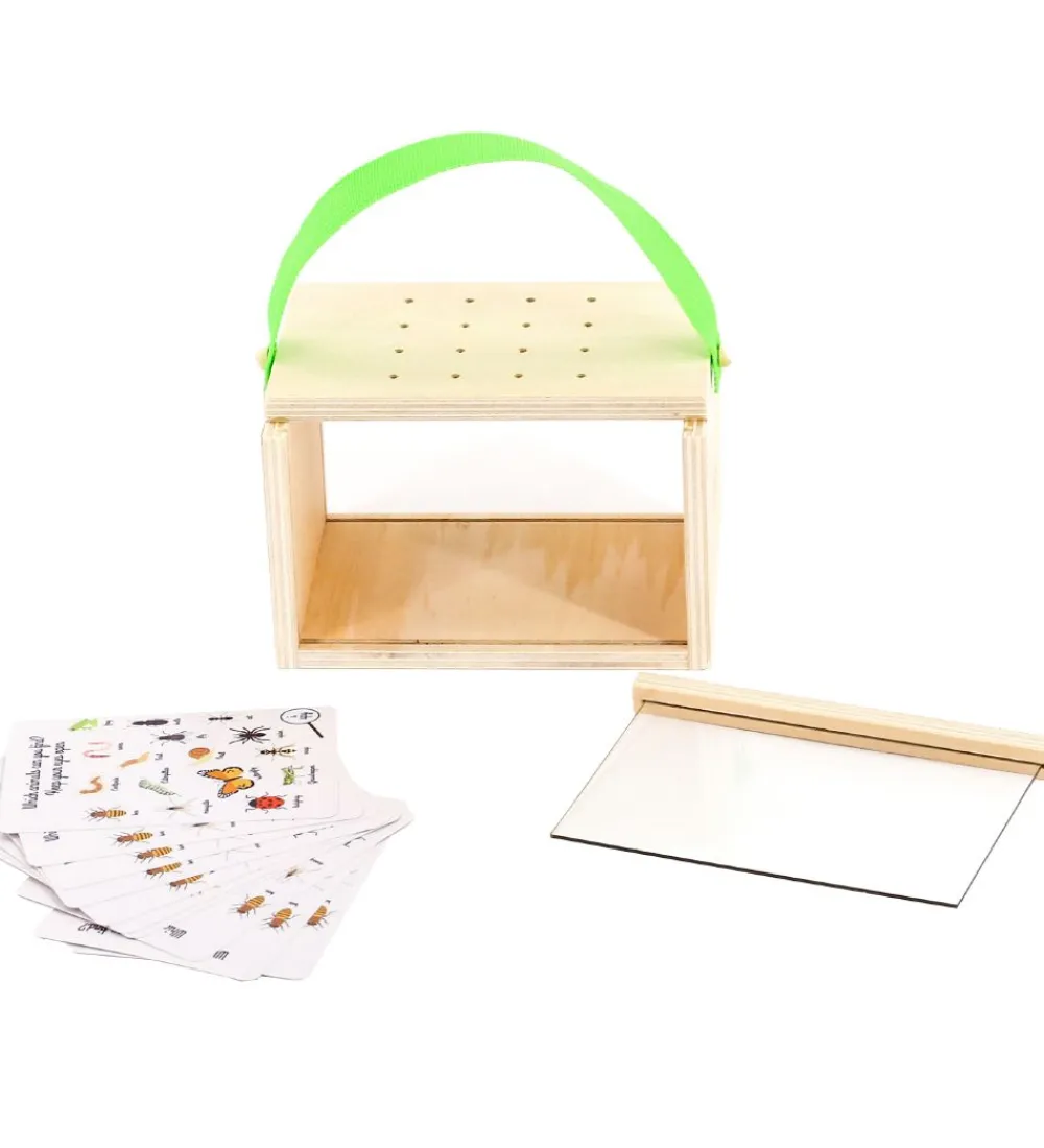 MaMaMeMo Trælegetøj>Insekthus m. Kort - Træ