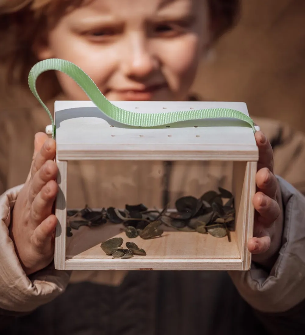 MaMaMeMo Trælegetøj>Insekthus m. Kort - Træ