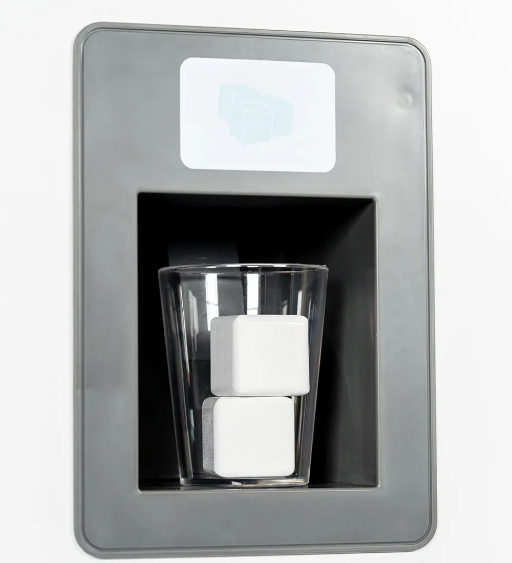 MaMaMeMo Rolleleg|Legekøkken Og Legemøbel>Køle-/Fryseskab m. Ismaskine - Hvid