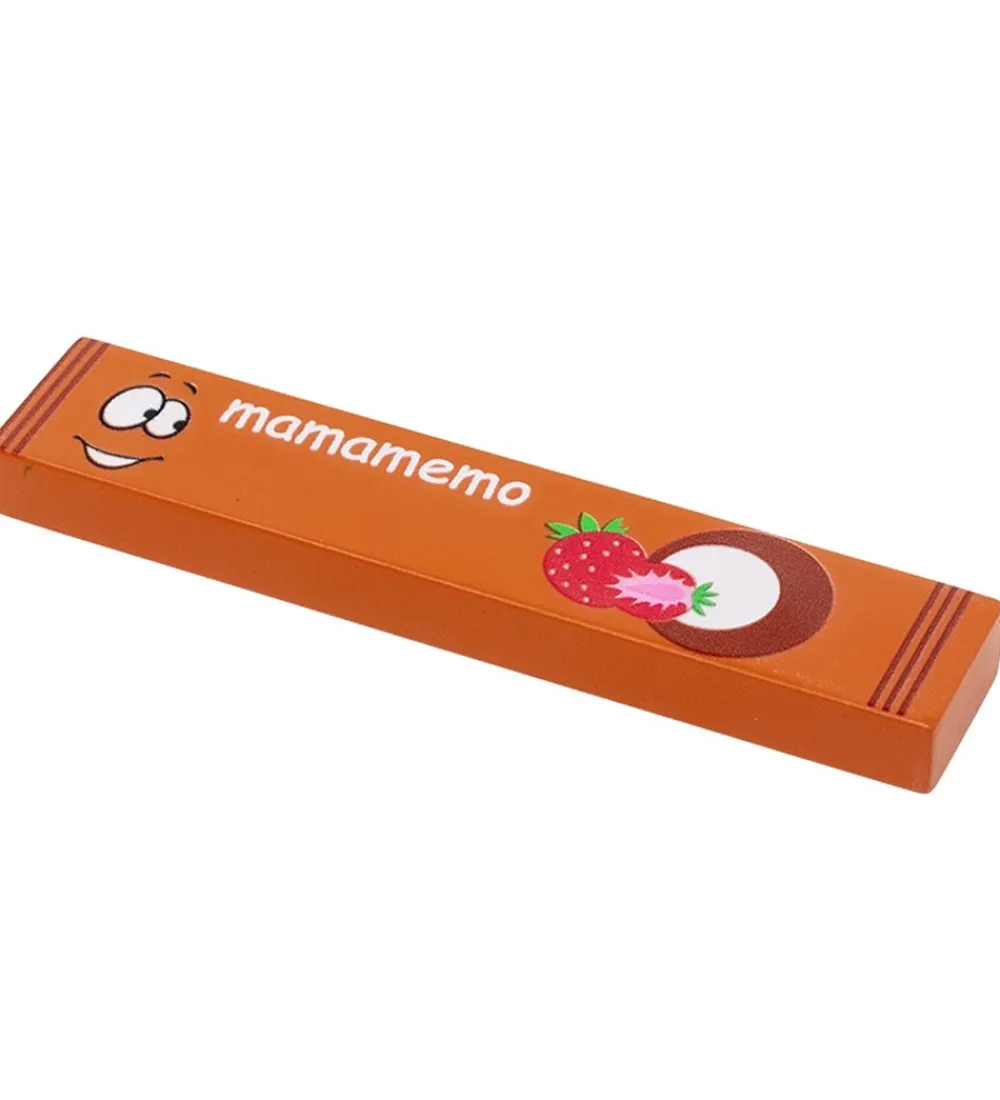 MaMaMeMo Legemad>Legemad - Træ - Frugtstang m. Jordbær