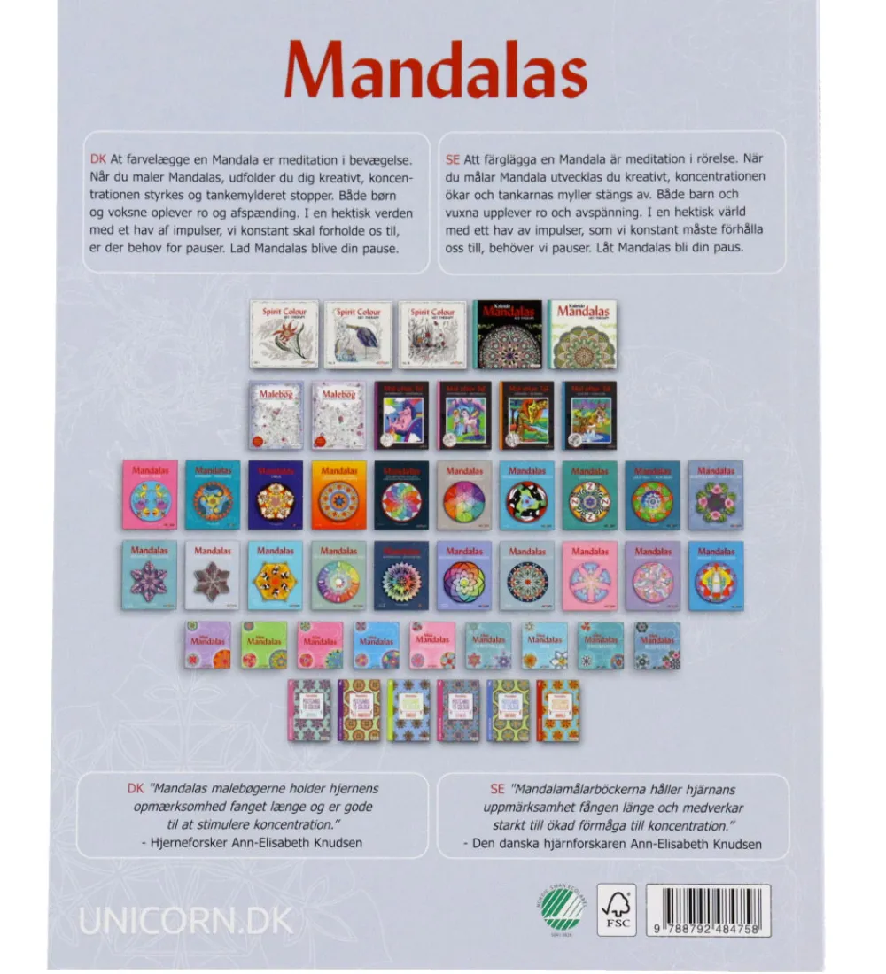 Mandalas Malebog>Malebog - Isblomster - Bind 2