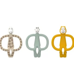 Matchstick Monkey Bideringe|Babylegetøj>Bideringe - 3-pak - Animal Teether Gift Set