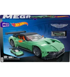 MEGA Bloks Konstruktionslegetøj|Byg Og Klodser>MEGA Hot Wheels - 986 Dele - Collector - Aston Martin Vulcan