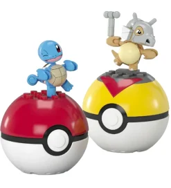 MEGA Bloks Konstruktionslegetøj|Byg Og Klodser>MEGA Pokémon - 40 Dele - Squirtle & Cubone