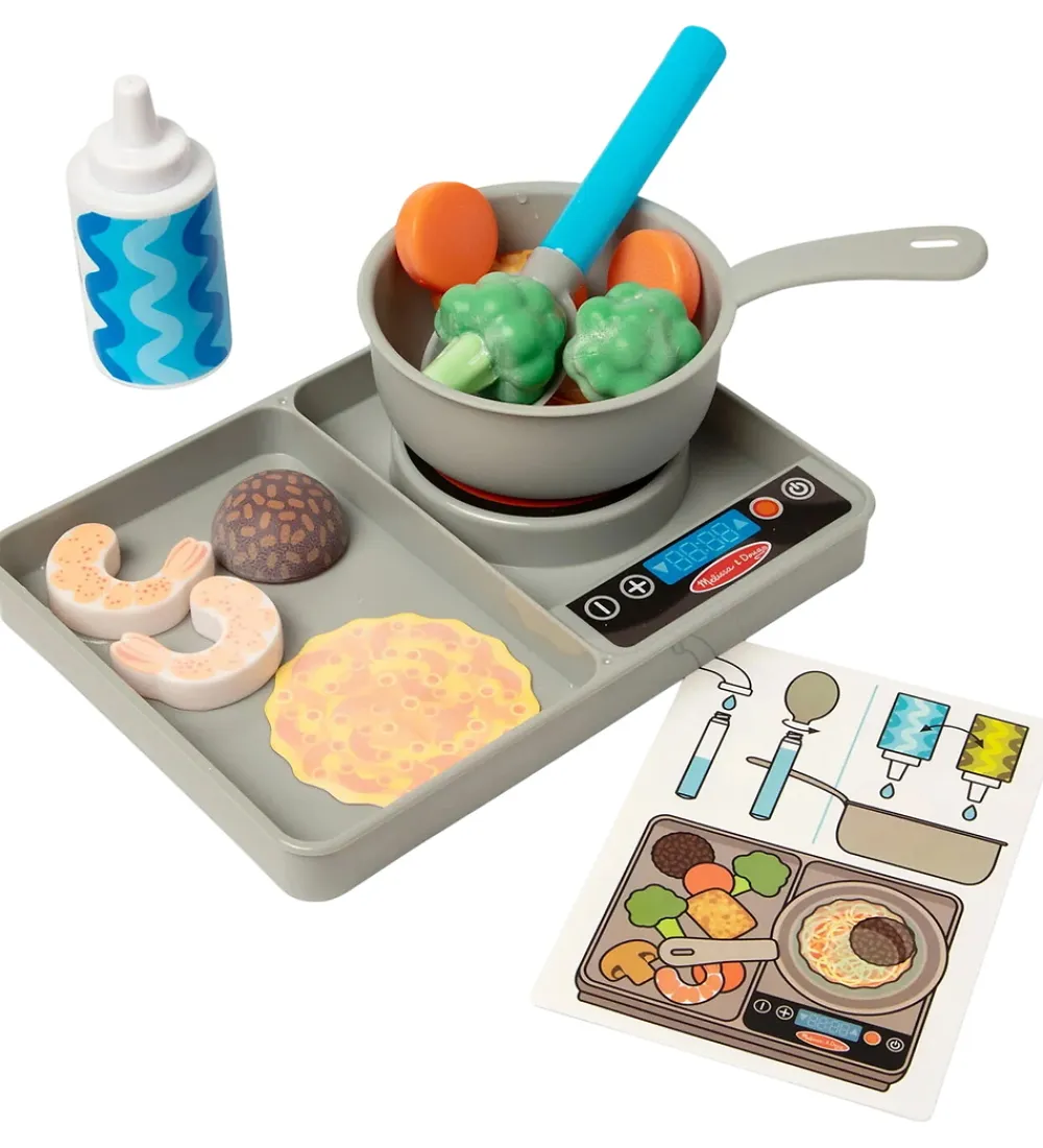 Melissa & Doug Rolleleg|Legemad>Legemad - 19 dele - Kogeplade