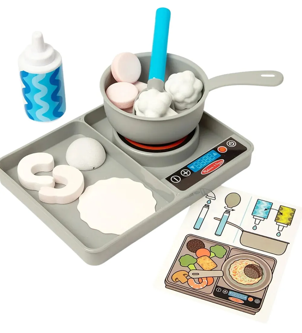 Melissa & Doug Rolleleg|Legemad>Legemad - 19 dele - Kogeplade