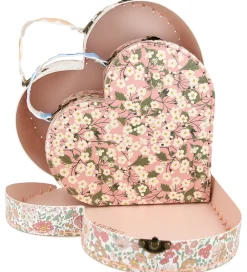 Meri Meri Legekufferter|Rolleleg>Kufferter - 2-pak - Liberty Heart