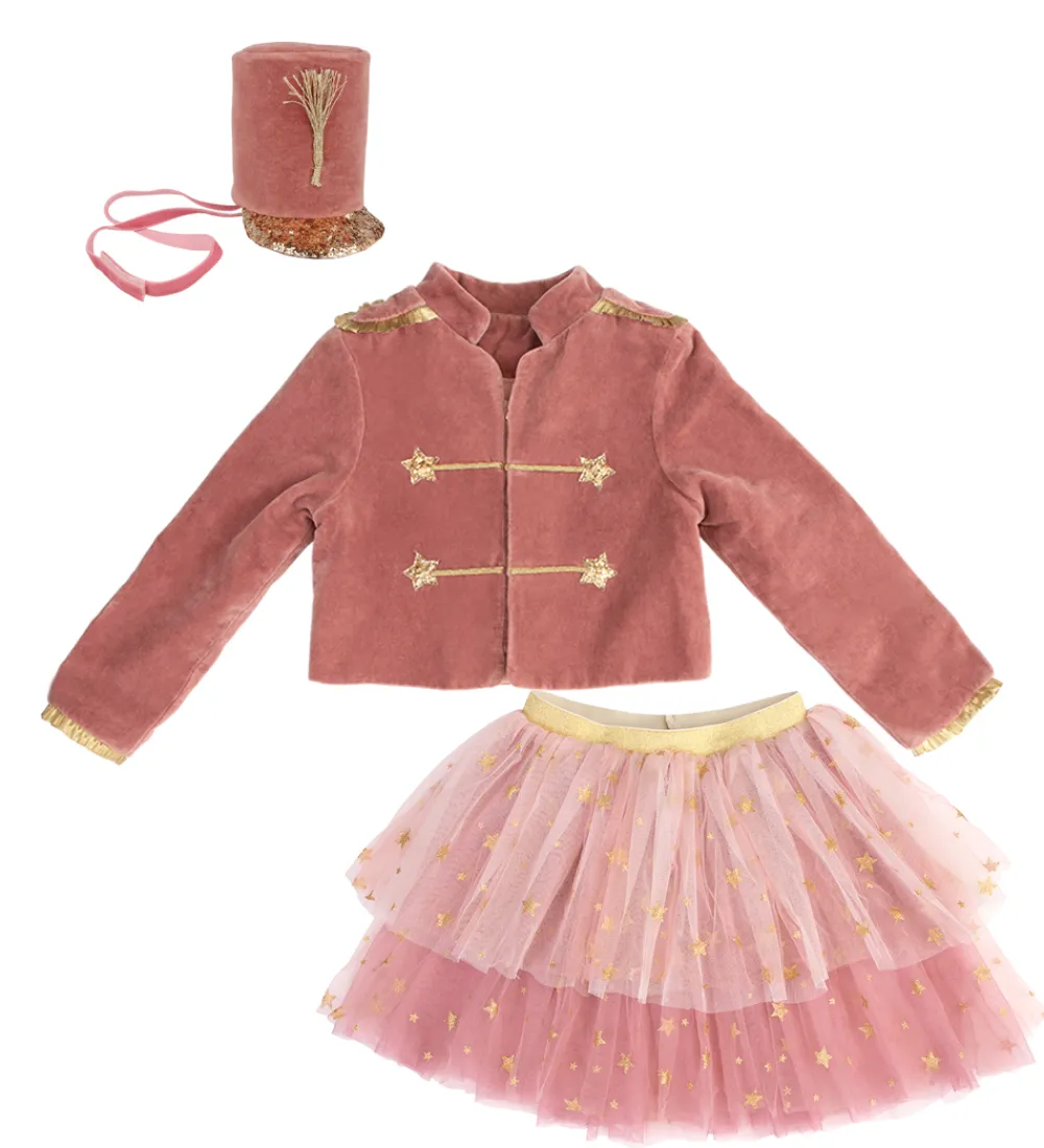 Meri Meri Udklædningstøj|Rolleleg>Udklædning - Soldat - Rosa