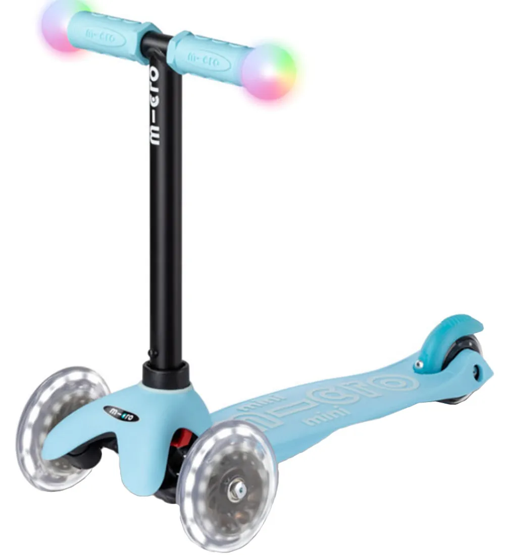 Micro Løbehjul>Løbehjul - Mini2grow Deluxe Magic LED - Blå