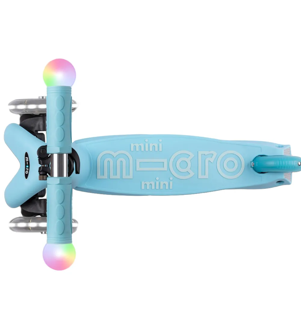 Micro Løbehjul>Løbehjul - Mini2grow Deluxe Magic LED - Blå