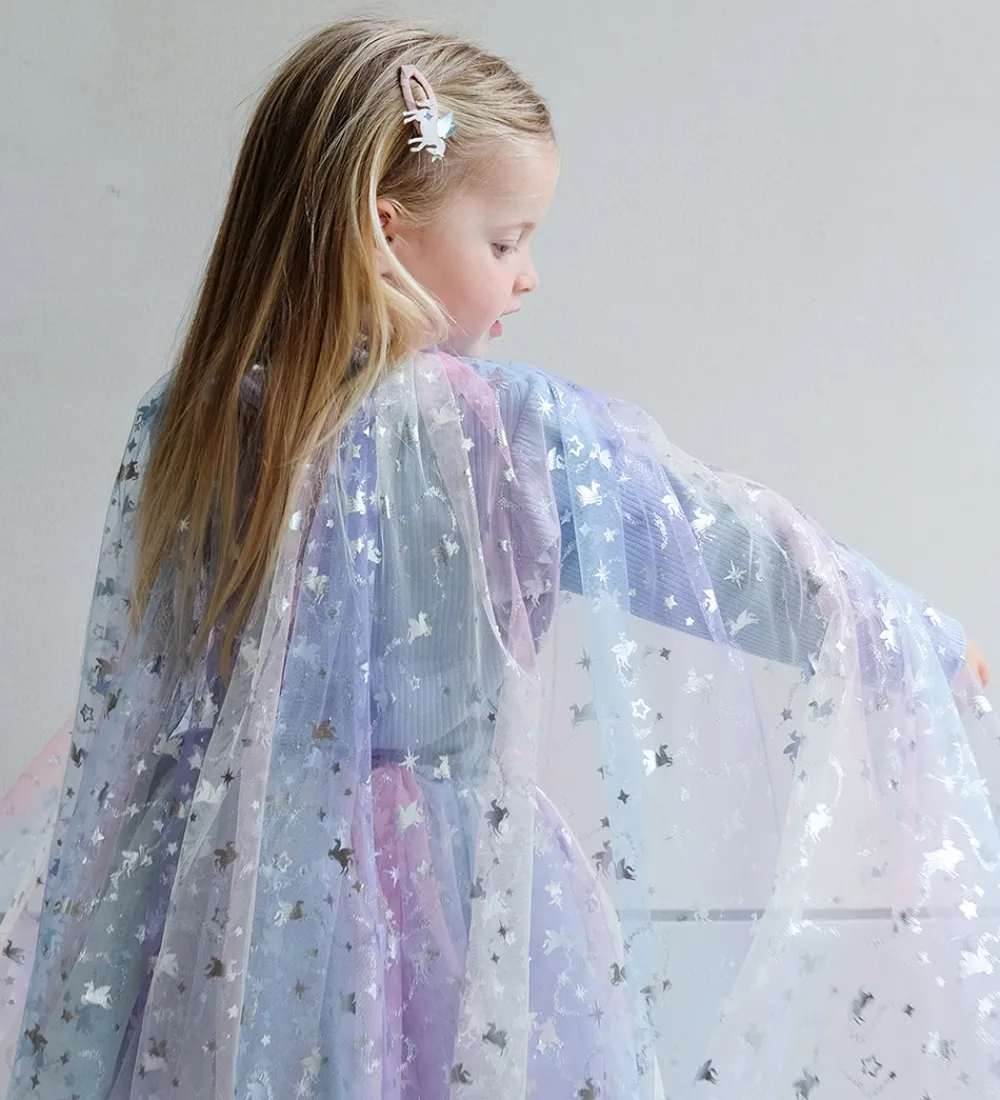 Mimi & Lula Udklædningstøj>Kappe - Tyl - Ombre Unicorn