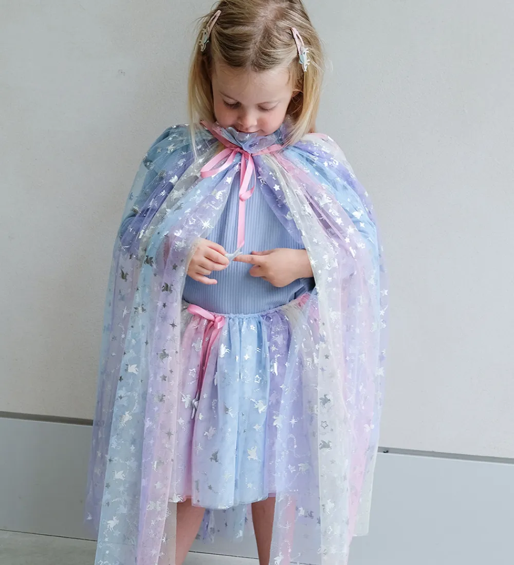 Mimi & Lula Udklædningstøj>Kappe - Tyl - Ombre Unicorn