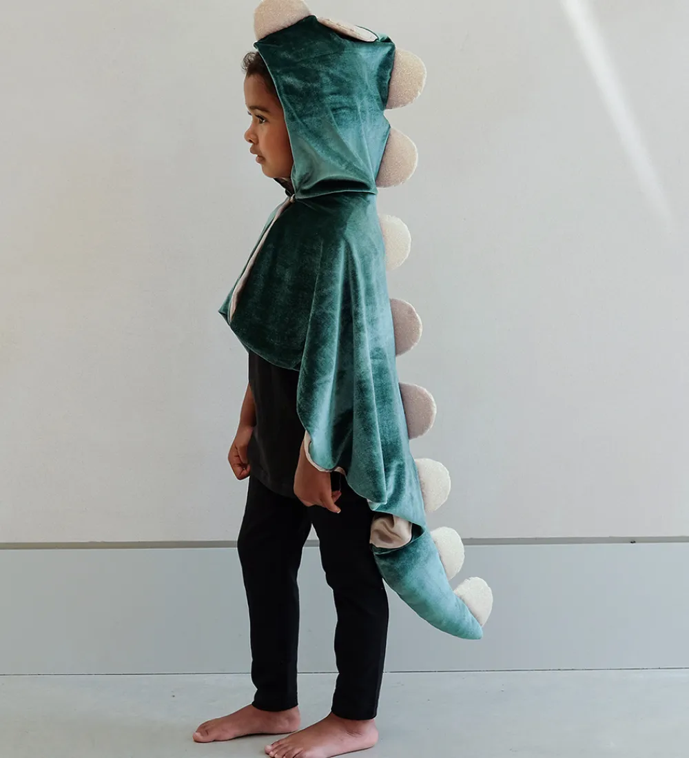 Mimi & Lula Udklædningstøj>Kappe m. Hætte - Venlig Dinosaur