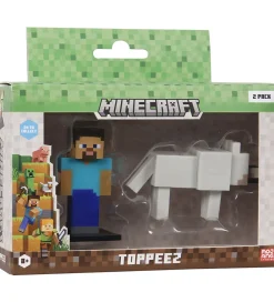 Minecraft Figurer>Legetøjsfigurer - 3D - 2-pak - Steve/Dennis