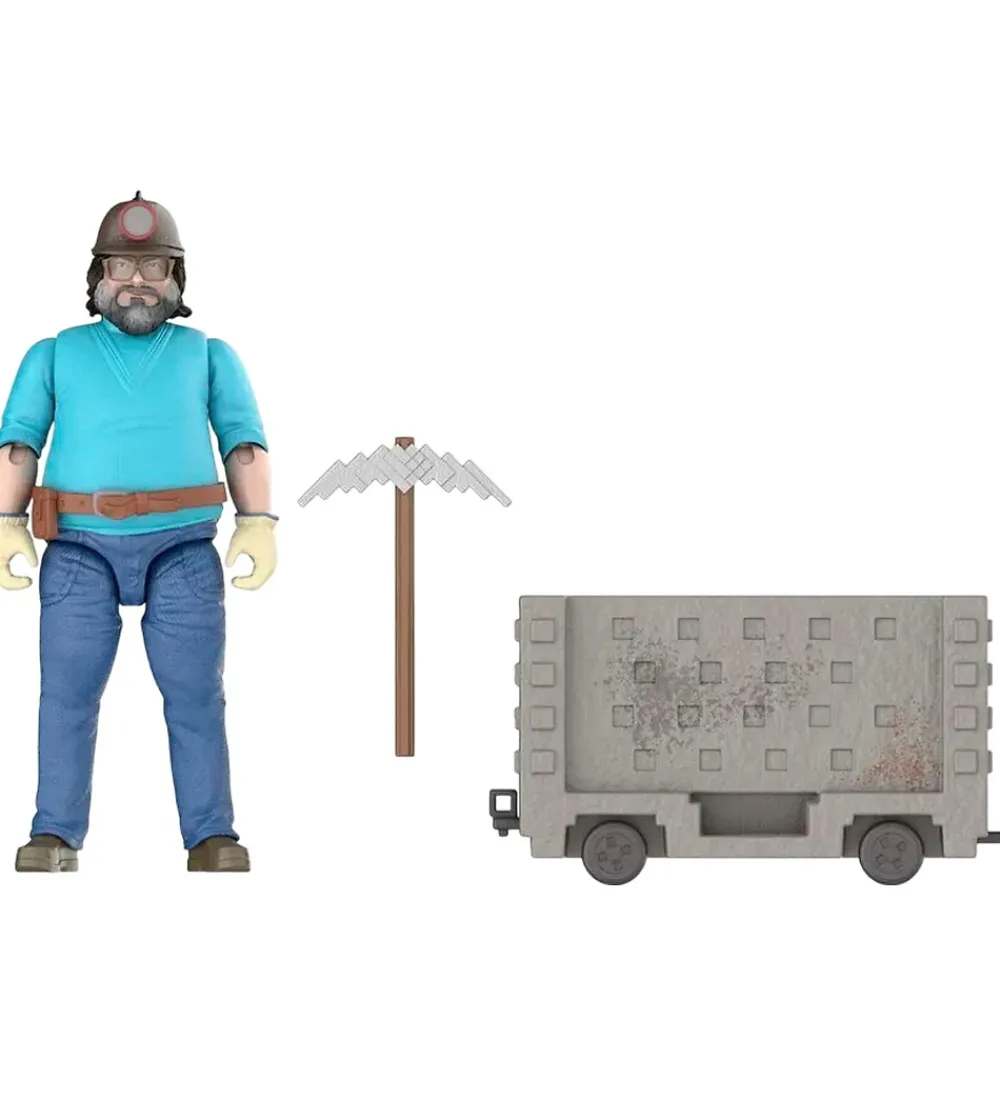 Minecraft Figurer>Movie Legetøjsfigur - Explosive Minecart Escape