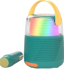 Mobility on Board Musikinstrumenter>Højtaler m. Mikrofon - Karaoke - Blå